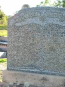 Emile Bertha JAHNKE,
died 15 June 1949 aged 81 years;
Ferdinant F.W. JAHNKE,
died 19 April 1912 aged 53 years;
Plainland Lutheran Cemetery, Laidley Shire