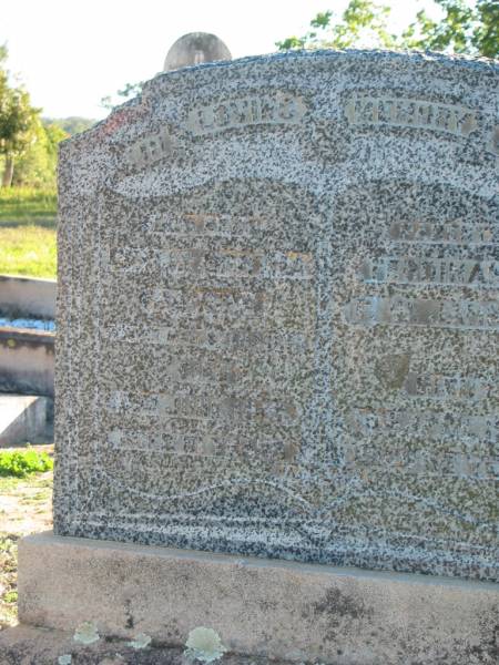 Emile Bertha JAHNKE,  | died 15 June 1949 aged 81 years;  | Ferdinant F.W. JAHNKE,  | died 19 April 1912 aged 53 years;  | Plainland Lutheran Cemetery, Laidley Shire  | 