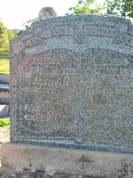 Emile Bertha JAHNKE,  | died 15 June 1949 aged 81 years;  | Ferdinant F.W. JAHNKE,  | died 19 April 1912 aged 53 years;  | Plainland Lutheran Cemetery, Laidley Shire  | 