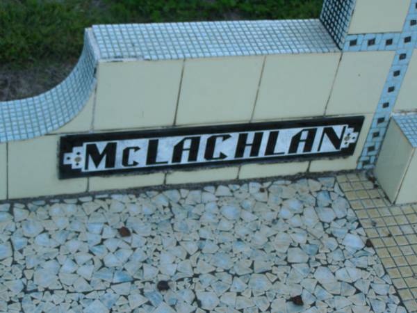 David MCLACHLAN,  | died 11 Aug 1971 aged 84 years,  | husband of Mary,  | father of Raymond, Bon & Pauline;  | Mary,  | wife of David MCLACHAN,  | died 18 Dec 1965 aged 73 years;  | mother of Raymond, Bon & Pauline;  | Polson Cemetery, Hervey Bay  | 