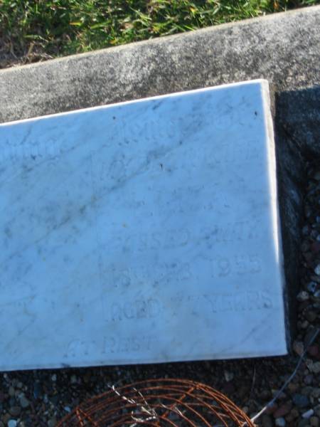 Eliza SCHMIDT,  | wife,  | died 18 Feb 1955 aged 77 years;  | Polson Cemetery, Hervey Bay  | 