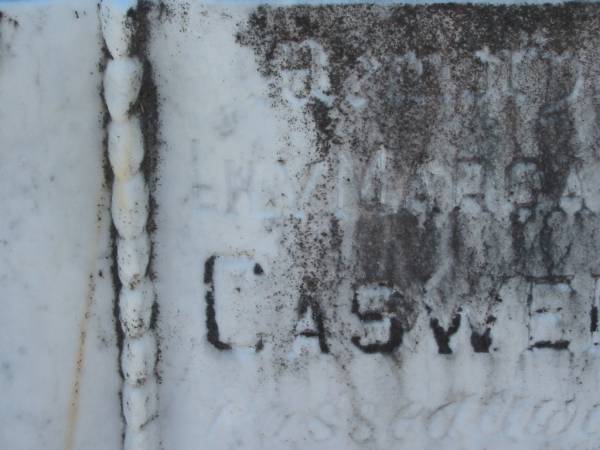Lily Margaret CASWELL,  | died 29 Jan 1957 aged 75 years;  | Polson Cemetery, Hervey Bay  | 