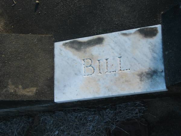 W.W.L. (Bill) TAYLOR,  | died 1 April 1966 aged 63 years;  | Polson Cemetery, Hervey Bay  | 
