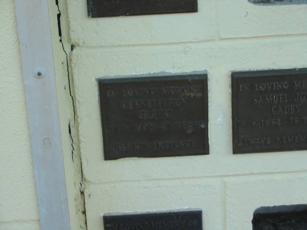 Kenneth Roy FRAHM,  | 27-3-1992 aged 47 years;  | Polson Cemetery, Hervey Bay  | 