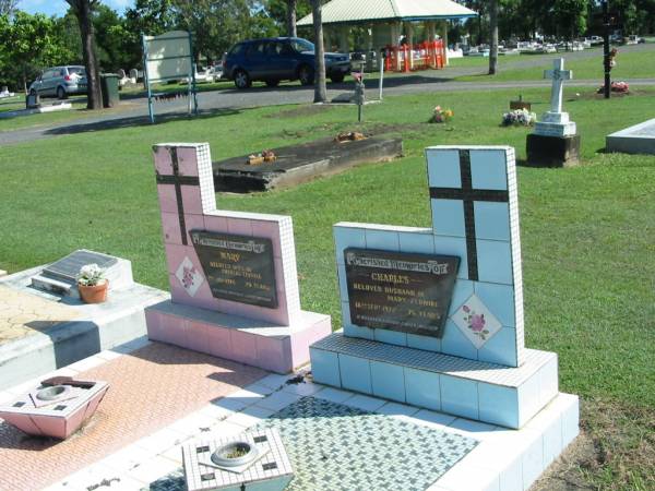 Charles,  | husband of Mary ZERNIKE,  | father,  | died 16 Sept 1972 aged 76 years;  | Mary,  | wife of Charles ZERNIKE,  | mother,  | died 2 Jan 1970 aged 79 years;  | Polson Cemetery, Hervey Bay  | 