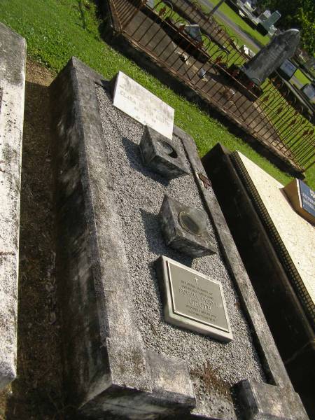 Clara Ellen GROTH,  | mother grandmother,  | died 20-8-56;  | Sophia Beryl GROTH,  | aunt,  | died 15 Jan 1996;  | Polson Cemetery, Hervey Bay  | 
