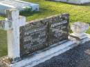 Henry Mulray TAYLOR,
died 9 Sept 1941 aged 72 years;
Alice Maude TAYLOR,
died 30 July 1957 aged 78 years;
parents;
Herbert Henry TAYLOR,
son,
died 20 Jan 1991 aged 96 years;
Polson Cemetery, Hervey Bay