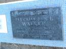 Martha Alice WALKER,
born 15 Dec 1869,
died 29 Feb 1964;
Polson Cemetery, Hervey Bay