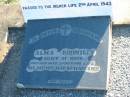 Ruth BROMILEY,
born 15 March 1879,
died 2 April 1943;
Alma BROMILEY,
sister of Ruth,
died 26 Dec 1971 aged 82 years 9 months;
Polson Cemetery, Hervey Bay