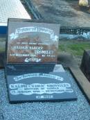 Harold Albert BROMILEY,
brother,
died 6 Dec 1966 aged 82 years;
Ralph Cedric BROMILEY,
brother of Harold,
17 Jan 1896 - 20 Oct 1978;
Polson Cemetery, Hervey Bay