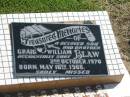 Craig William BLAW,
son brother,
born 18 May 1960,
accidentally shot 2 Oct 1970;
Polson Cemetery, Hervey Bay