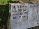 Alex STEWART,
died 14 Dec 1954 aged 74 years;
Polson Cemetery, Hervey Bay