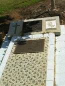 Charles Hermann MATHISON,
died 13 Sept 1969;
Ruby Edna May (nee) STEVENSON,
25 May 1918 - 13 March 2000,
wife of Charlie & Valdemar JENSEN,
mother;
Polson Cemetery, Hervey Bay