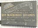 Ian MacKenzie BYRNES,
husband father,
accidentally killed 20 Dec 1971 aged 46 years;
Polson Cemetery, Hervey Bay