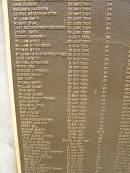 Port Macquarie historical society - list of deaths
Historic cemetery:
John HUDSON 23 May 1825 aged 29
Benjamin HARRISON 26 May 1825 aged 26
George WESSONWESTON 30 May 1825 aged 24
William SMITH 22 Jun 1825 aged 25
Robert DIVAL 22 Jun 1825 aged 23
Luke RUDDERFORDRUDDIFORD 22 Jun 1825 aged 42
Joseph SMITH 28 Jun 1825 ?
George GREENWAY 9 Jul 1825 aged 38
William AYRES 22 Jul 1825 aged 29
William HUTCHISON 6 Aug 1825 aged 42
Thomas MYLES 16 Aug 1825 aged 25
William HAINESHAYNESHYNES 25 Aug 1825 ?
John HARWOOD 27 Aug 1825 aged 26
Michael MONAGHAN 6 Sep 1925 aged 27
Peter TOME 19 Sep 1825 aged 23
Charles ODONNELL 26 Sep 1825 aged 43
Edward McAVOY 29 Sep 1825 aged 44
Ann DUFFY 27 Oct 1825 aged 60
Thomas SMITH 16 Nov 1825 ?
William ADAMS 27 Jan 1826 aged 45
John WOOD 27 Jan 1826 aged 36
William ADAMS 4 Mar 1825 aged 28
Thomas ROOKEROURKE 15 Mar 1826 aged 35
John SUTTON 27 Apr 1826 aged 38
Benjamin LITTLE 2 May 1826 aged 36
John BUSH 21 May 1826 aged 30
Maria FLOOD 1 Jun 1826 aged 31
David DAVIS 11 Jun 1826 aged 32
John McKEAGMcKIEGE 29 Jun 1826 aged 45
George HARRISON 5 Sep 1826 ?
Henry BELL 14 Sep 1826 aged 46
William SWAINE 1826-1827 aged 5153
Robert CONNELL d 4 Feb 1827 aged 19
Peter BURNS of Dunn 8 Feb 1827 aged 26
John ATKINSON 25 Jan or Feb 1827 aged 30
Dominick McINTYRE Feb 1827 ?
Neil SMITHSMYTHE 4 Mar 1827 ?
Carrick THOMPSON 12 Mar 1827 ?
John BROWN (alias THOMPSON) 18 Apr 1827 ?
John FITZWILLIAM 18 Apr 1827 aged 73
Thomas Ayliffe GEE 13 May 1827 aged 43
Samuel PILE 8 Jun 1827 aged 34
Ann GILZAN 13 Jul 1827 aged 27
Andrew GILZAN 31 Aug 1827 aged 6 weeks
Thomas SANDERSSAUNDERS 12 Aug 1827 aged 32
Timothy CONNOR 14 Sep 1827 aged 40
Port Macquarie historic cemetery, NSW