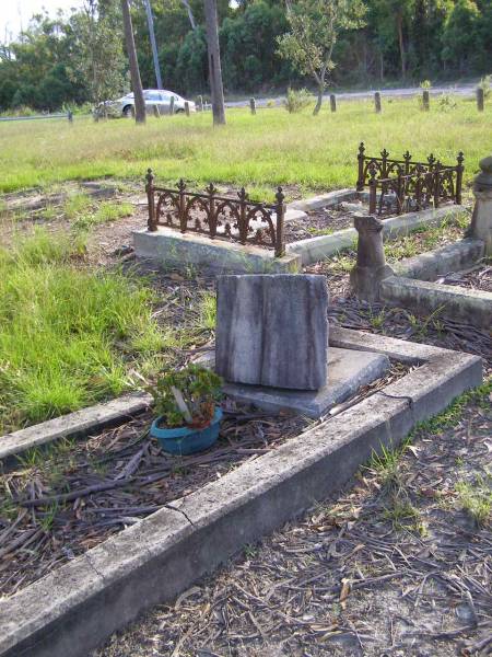 Aeneas WALKER,  | died 1 Oct 1906? aged 71 years;  | Serpentine Creek Cemetery, Redlands Shire  | 