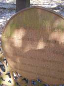 Christian Friedrich Wilhelm WEIER,
born 24 Jan 1837 died 7 Aug 1902,
arrived Australia 27 July 1884;
Ropeley Scandinavian Lutheran cemetery, Gatton Shire