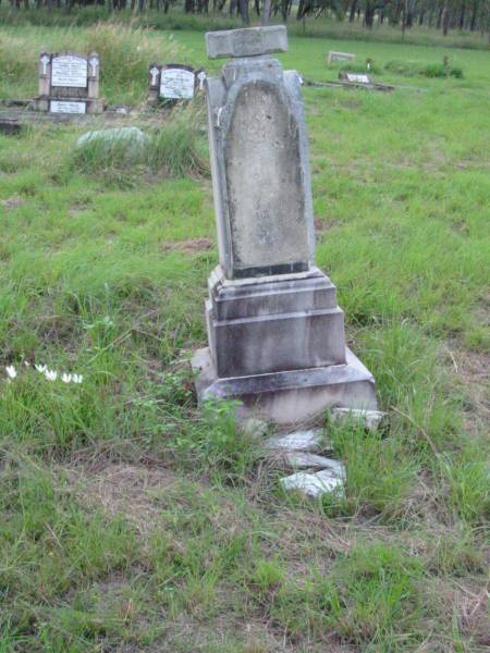 Margaret GOUGH,  | died 21 Jan 1904 aged 34 years;  | Rosevale St Patrick's Catholic cemetery, Boonah Shire  | 