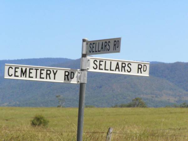 Sellars private burial ground, Rosevale, Boonah Shire  | 