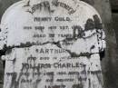 
Henry GOLD,
died 14 Oct 1920 aged 75 years;
Arthur,
son,
died in infancy;
William Charles,
son,
died 14 June 1930 aged 50 years;
Janet,
wife,
died 22 May 1936 aged 78 years;
Georgina,
daughter,
died 3-7-53 aged 65 years;
Mary,
died 12-7-55 aged 72 years;
Caroline,
died 9-12-57 aged 72 years;
Samsonvale Cemetery, Pine Rivers Shire
