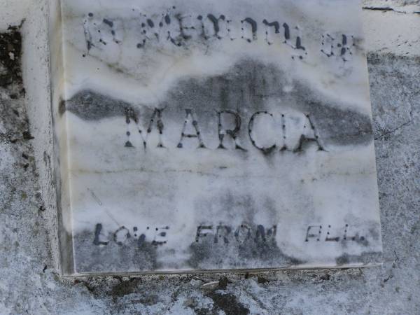 John H. JONES,  | son brother,  | accidentally drowned Virginia  | 7 Oct 1929 aged 12 years;  | Flo,  | love from Stan & John;  | Dad,  | from Mum, Marc & Jack;  | Marcia;  | Mum;  | Jess,  | love from Alf;  | Bald Hills (Sandgate) cemetery, Brisbane  |   | 