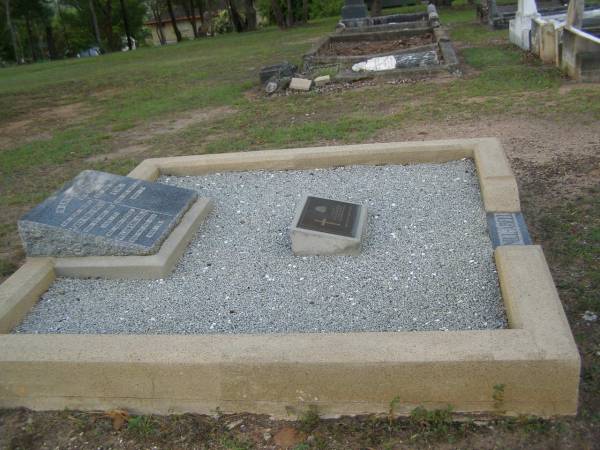 Emily KNILL-ABELL,  | mother  | died 5 Nov 1900 aged 57 years;  | William KNILL-ABELL,  | died 14 Feb 1926 aged 80 years;  | Ethel,  | sister,  | died 20 May 1947 aged 71 years;  | K.D. KNILL-ABELL,  | died 27 Nov 1963 aged 80 years,  | uncle of Madge & Nancy;  | Bald Hills (Sandgate) cemetery, Brisbane  | 