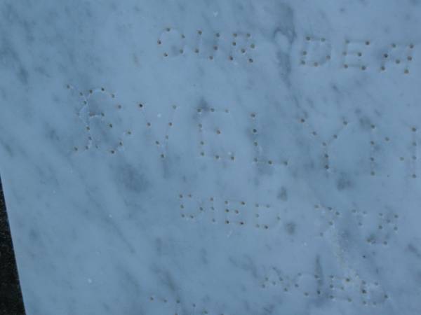 Evelyn BULGIN,  | mother,  | died 7 Sept 1928 aged 71 years;  | Bald Hills (Sandgate) cemetery, Brisbane  | 