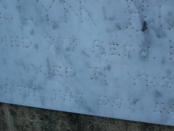 Evelyn BULGIN,  | mother,  | died 7 Sept 1928 aged 71 years;  | Bald Hills (Sandgate) cemetery, Brisbane  | 