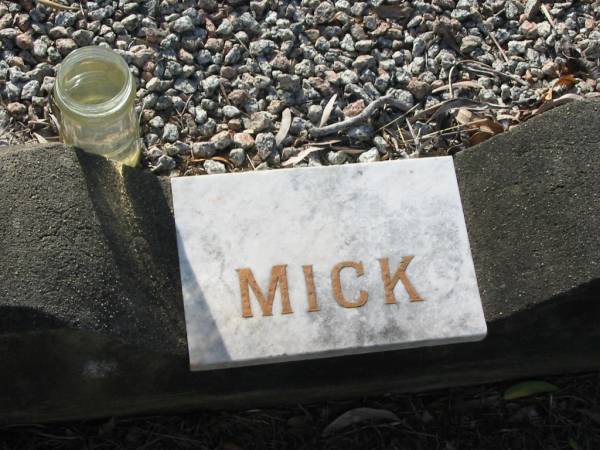 Michael (Mick),  | husband of Mellie MCTIERNAN,  | father of John,  | died 28 Jan 1952 aged 46 years;  | Bald Hills (Sandgate) cemetery, Brisbane  |   | 