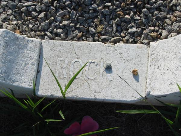 Aden (Bud) A. ROKESKY,  | died 14-9-1990 aged 69 years;  | Hazel E. ROKESKY,  | wife,  | died 24-6-2001 aged 77 years;  | A.E. ROKESKY,  | died 11 Nov 1967 aged 78 years;  | Raymond (Rocky) A. ROKESKY,  | son brother,  | died 21 March 1950 aged 21 years;  | Bald Hills (Sandgate) cemetery, Brisbane  | 