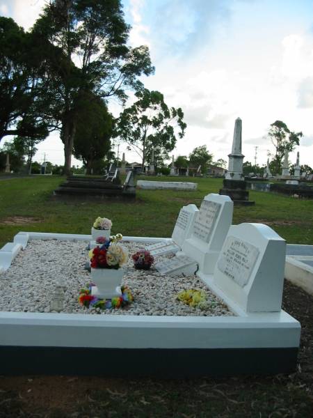 Albert Ernest (Jim) MALT,  | son of John & Lucy MALT,  | brother,  | died 17-4-1991 aged 81 years;  | Charles Frederick (Boy) MALT,  | died 14-6-1992 aged 86 years;  | Francis (Frank) George MALT,  | son of John & Lucy MALT,  | died 9-5-2004 aged 83 years;  | John MALT,  | father,  | died 29 Sept 1947 aged 73 years;  | Florence Lucy MALT,  | mother,  | died 6 March 1955 aged 71 years;  | Norman Leslie MALT,  | husband father,  | died 2 July 1976 aged 42 years;  | William Henry MALT,  | husband father,  | died 18 Jan 1953 aged 45 years;  | Florence Evelyn DUNN,  | daughter of John & Lucy MALT,  | died 16? July 1995 aged 80 years;  | Bald Hills (Sandgate) cemetery, Brisbane  | 