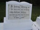 Anna Matilda STEELE,
wife mother,
died 30 Jan 1941 aged 73 years;
Bald Hills (Sandgate) cemetery, Brisbane