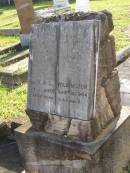 Mary Ann,
wife of H.A.L. WILLINGTON,
died 8 Nov 1919 aged 60 years;
H.A.L. WILLINGTON,
born 21 June 1860,
died 4 Dec 1944;
parents of Henry, Lill & Vi?;
Bald Hills (Sandgate) cemetery, Brisbane