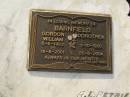 John,
husband of Martha BEST,
died 9 Sept 1915 aged 72 years;
Martha BEST,
died 21 March 1927 aged 87 years;
Herbert Joseph BEST,
26-6-1870 - 24-4-1960;
Grace Harriet BEST,
9-4-1884 - 6-8-1964,
ashes scattered;
Gordon William BARNFIELD,
5-5-1923 - 18-8-2001;
Dorothea BARNFIELD,
1-10-1920 - 25-6-2004,
ashes scattered;
Bald Hills (Sandgate) cemetery, Brisbane