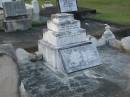 Stella VERNEY,
died 24 Jan 1919 aged 1 year 9 months;
William VERNEY,
husband father,
died 29 April 1965 aged 85 years 10 months;
Lily VERNEY,
wife mother,
died 1 Feb 1967 aged 79 years;
Bald Hills (Sandgate) cemetery, Brisbane
