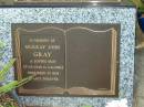 Murray John GRAY,
27-12-1945 - 1-6-2003;
Bald Hills (Sandgate) cemetery, Brisbane
