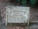 William DAVIS,
brother,
died 13 Aug 1959 aged 85 years;
Bald Hills (Sandgate) cemetery, Brisbane
