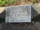 Ellen KIRKWOOD,
mother,
died 14 July 1953 aged 79 years;
Bald Hills (Sandgate) cemetery, Brisbane