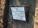 Nugent Montgomerie DAVIDSON,
died 14 Oct 1928 aged 26 years;
Guilford Montgomerie DAVIDSON,
father,
died 13 May 1943;
Elise Ellen Wade DAVIDSON,
died 26 March 1956 aged 79 years;
Gilian Antil Wade DAVIDSON,
died 13 Aug 1980 aged 80 years;
Bald Hills (Sandgate) cemetery, Brisbane