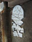 James WILSON,
father,
died 2 Feb 1902 aged 47 years;
Jane Colledge,
mother,
died 26 Jan 1932 aged 78 years;
James Colledge,
son,
died 2 May 1903 aged 23 years;
Evelyn Ann WILSON,
died 24 Sept 1909 aged 3 years;
Gertrude Jane,
wife of Arthur CRUSE,
died ?? Oct 1905 aged ?3 years;
Evelyn WILSON,
died 25 Nov 1909? aged 22 years;
Bald Hills (Sandgate) cemetery, Brisbane