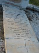 Joseph CARSELDINE,
born 13 Oct 1855,
died 5 June 1919;
Harold Edwin CARSELDINE,
son,
killed in action Gallipoli
8 Oct 1915 aged 23 years;
Vernon David CARSELDINE,
son,
drowned surfing Bribie
2 April 1920 aged 23 years;
Sarah Agnes CARSELDINE,
wife mother,
died 16 Aug 1929 aged 73 years;
Bald Hills (Sandgate) cemetery, Brisbane