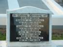 Ronald J. HORSFALL,
brother,
died 21-2-1925 aged 20 months;
Isabel S. HORSFALL,
died 11-8-1934 aged 20 years;
Ida B. HORSFALL,
died 30-6-1935 ged 49 years;
George W. HORSFALL,
died 28-9-1940 aged 52 years;
Bald Hills (Sandgate) cemetery, Brisbane