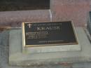 John LANG,
husband father,
died 16 June 1945 aged 54 years;
Frances Jane,
wife,
died 12 Dec 1977 aged 81 years;
Peter Edward John,
younger son,
died Feb 1973 aged 41 years;
George William KRAUSE,
7-11-1914 - 29-4-1999,
husband of Jean,
father of Joanne,
son-in-law;
Bald Hills (Sandgate) cemetery, Brisbane