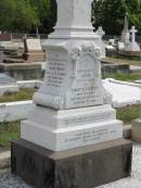 
Thomas Henry Berry aged 43
Robert Hardy Berry aged 40
Drowned at Southport Feb 9 1890
Jane Berry
Relict of R.H. Berry
Feb 22 1936 aged 76

Sherwood (Anglican) Cemetery, Brisbane
