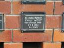 
Emily WEST
24-8-1983
84 yrs

Sherwood (Anglican) Cemetery, Brisbane
