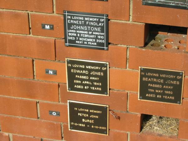 Edward JONES  | 29 Apr 1943  | aged 67  |   | Sherwood (Anglican) Cemetery, Brisbane  |   | 