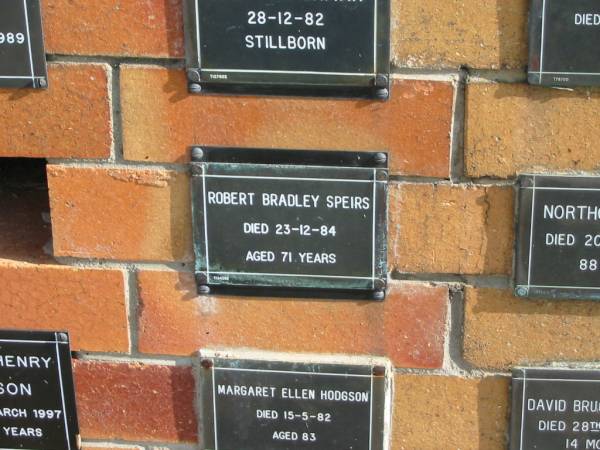 Robert Bradley SPEIRS  | 23-12-84  | 71 yrs  |   | Sherwood (Anglican) Cemetery, Brisbane  | 