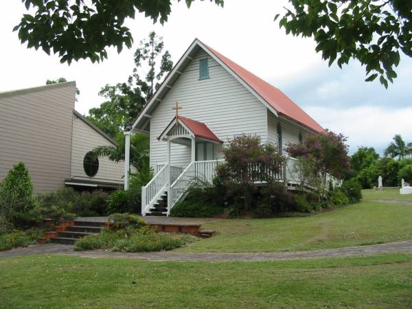 The old church;  | Slacks Creek St Mark's Anglican cemetery, Daisy Hill, Logan City  | 
