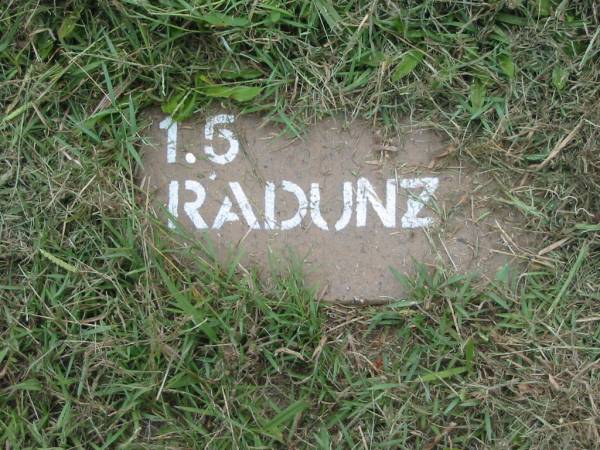 RADUNZ;  | Slacks Creek St Mark's Anglican cemetery, Daisy Hill, Logan City  | 