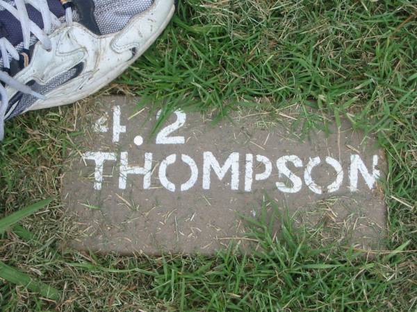 THOMPSON;  | Slacks Creek St Mark's Anglican cemetery, Daisy Hill, Logan City  | 